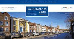 Desktop Screenshot of manningfordcroft.co.uk